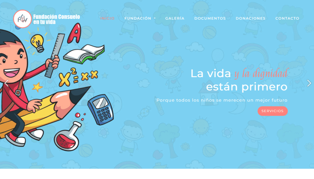 Fundación Consuelo en tu Vida Mariquita, Tolima – Colombia Desarrollo de página web